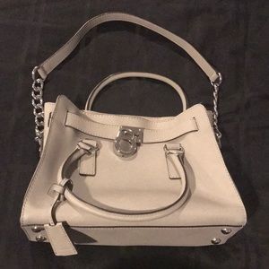 Authentic grey Michael Kors satchel